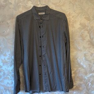 Ermenegildo Zegna Monochrome Patterned Shirt